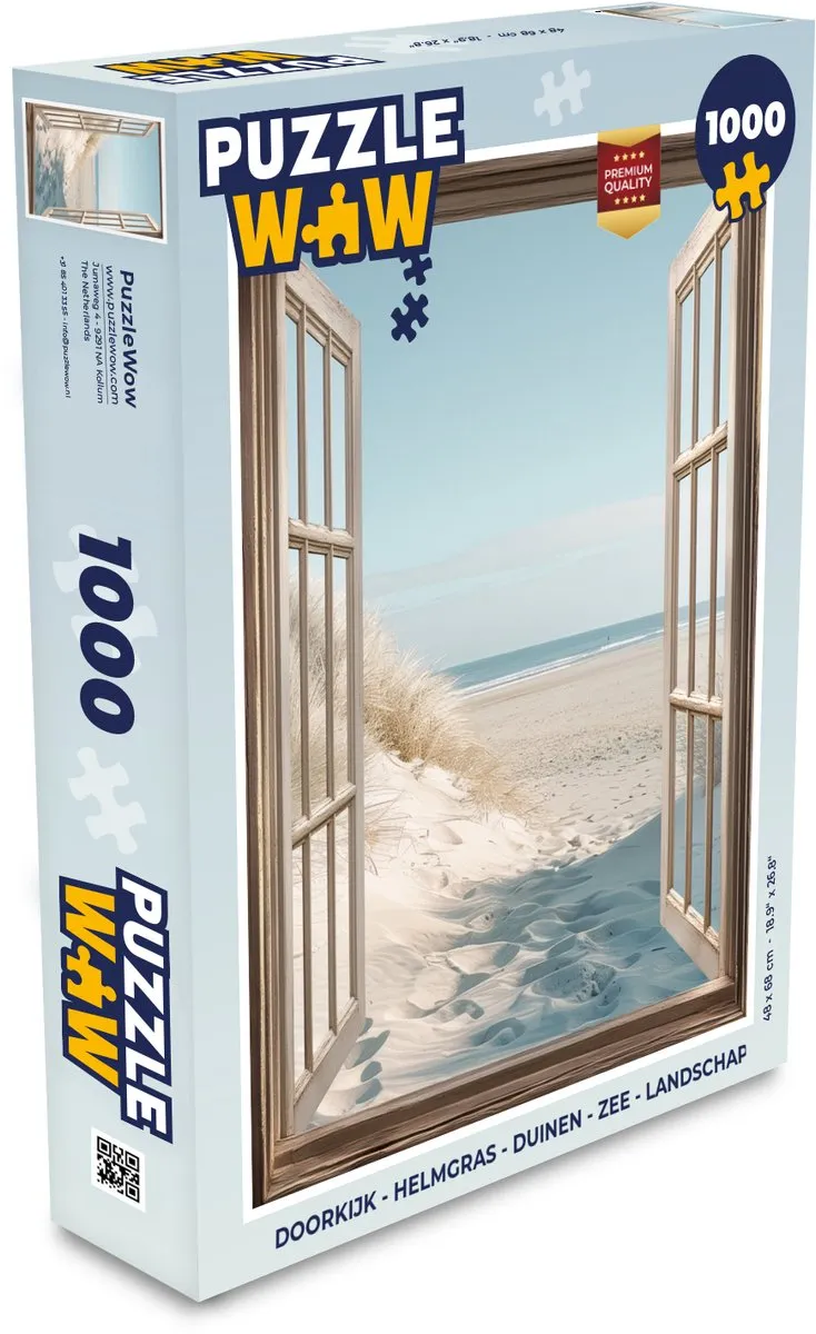 PuzzleWow Doorkijk Puzzel 1000 Stuks