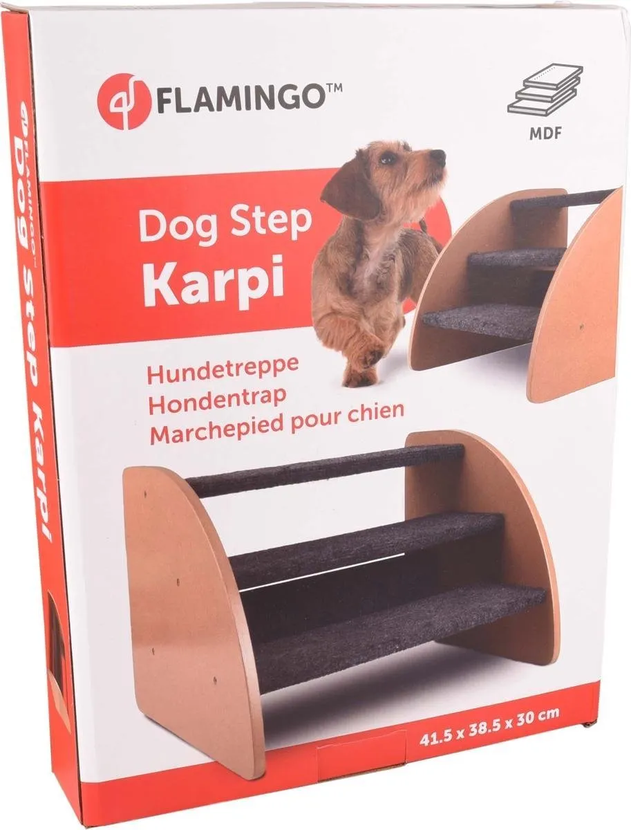 Flamingo Hondentrap Karpi - Grijs