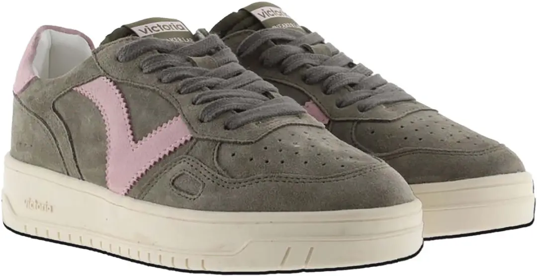 Victoria Seúl Serraje Tweekleurige Sneakers - Bruin - afbeelding 4 van 6