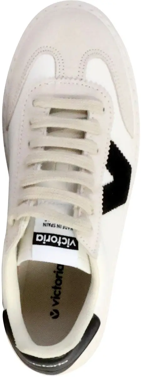 Victoria Barcelona Leren sneakers Zwart - afbeelding 3 van 6