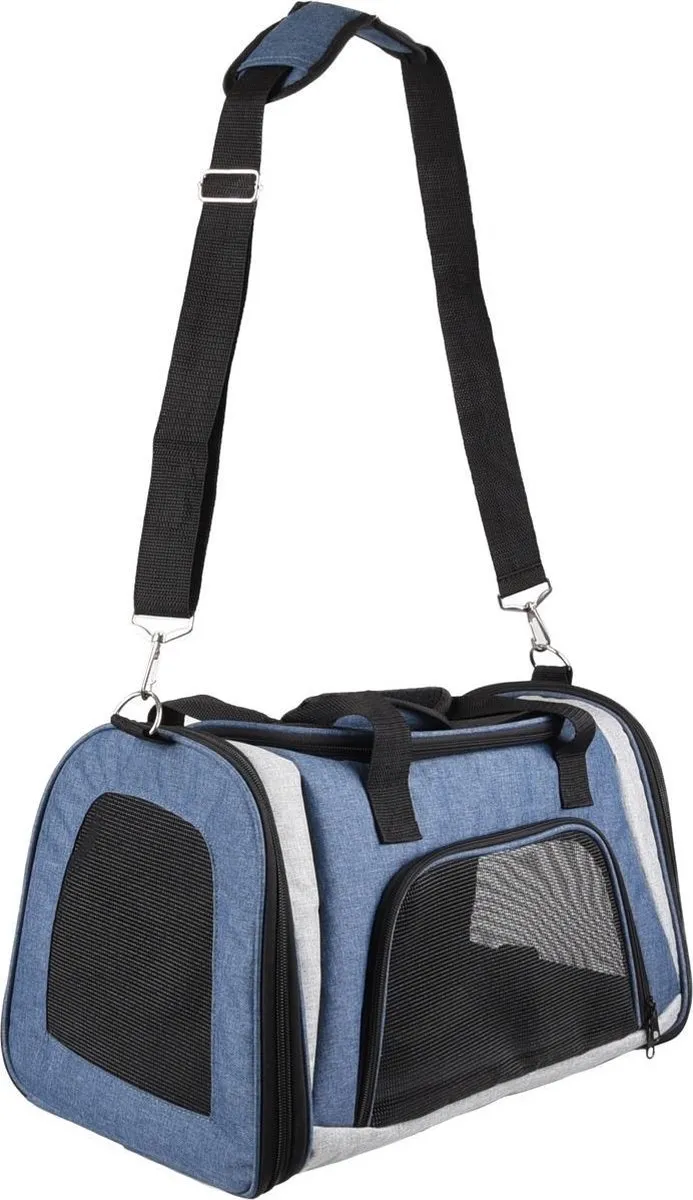Flamingo Martha Draagtas Honden - Blauw 46x28x28cm