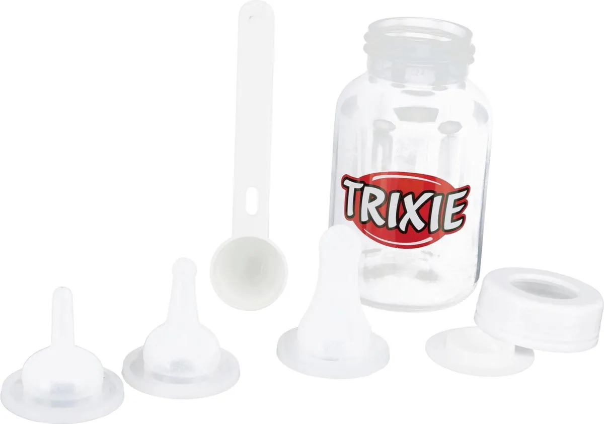 Trixie Zoogfles Set 3x120ml - Transparant/Wit