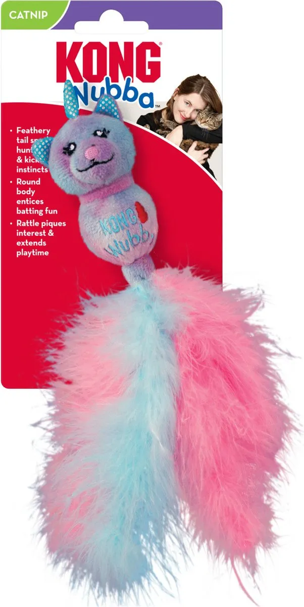 KONG Wubba Caticorn Kattenspeeltje 23cm - Blauw