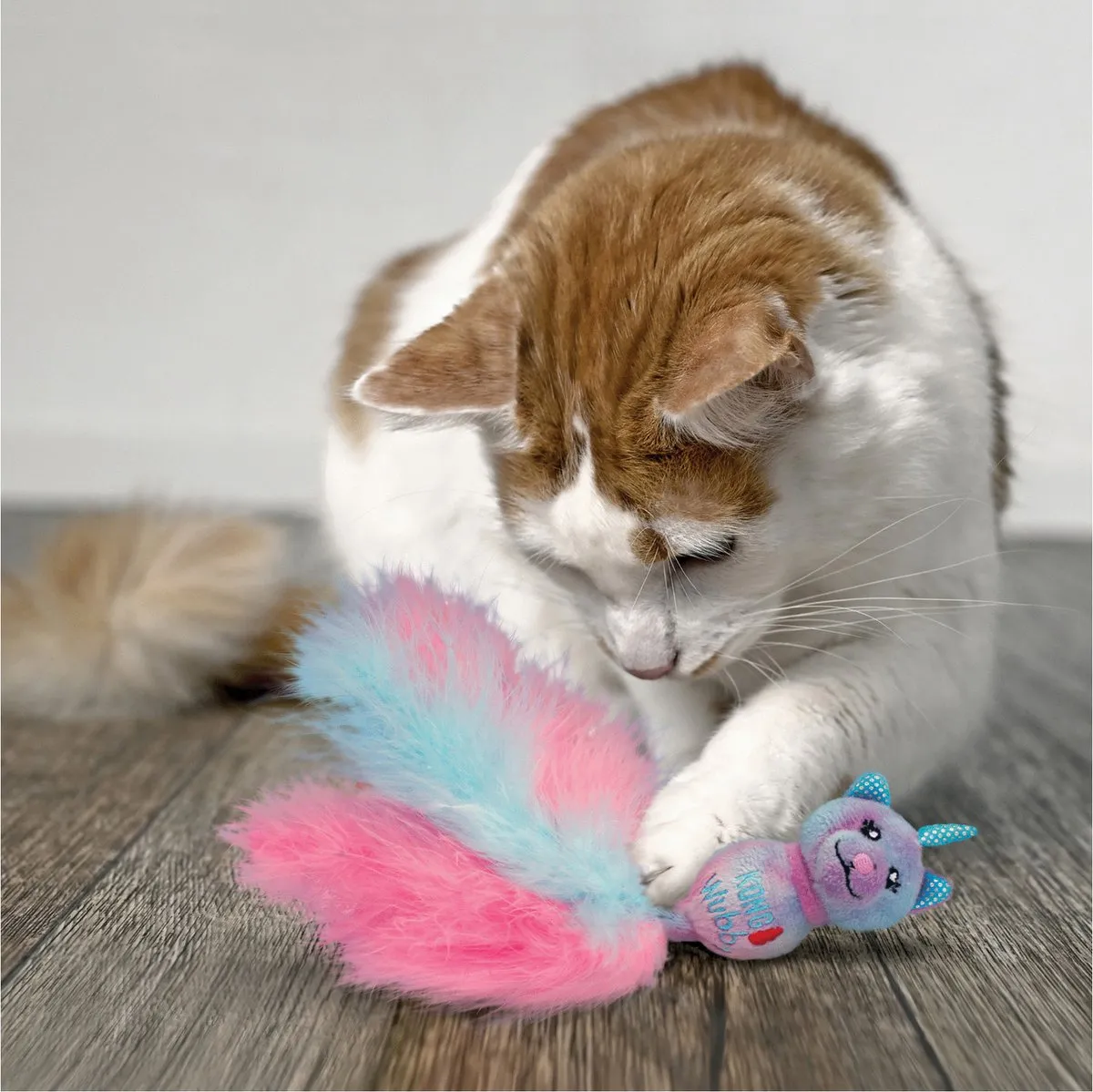 KONG Wubba Caticorn Kattenspeeltje 23cm - Blauw