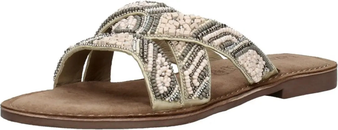 Lazamani Dames Slippers 75.337 Beige - 39 - afbeelding 5 van 6