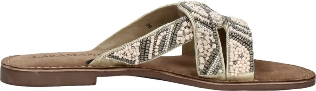 Lazamani Dames Slippers 75.337 Beige - 39 - afbeelding 2 van 6