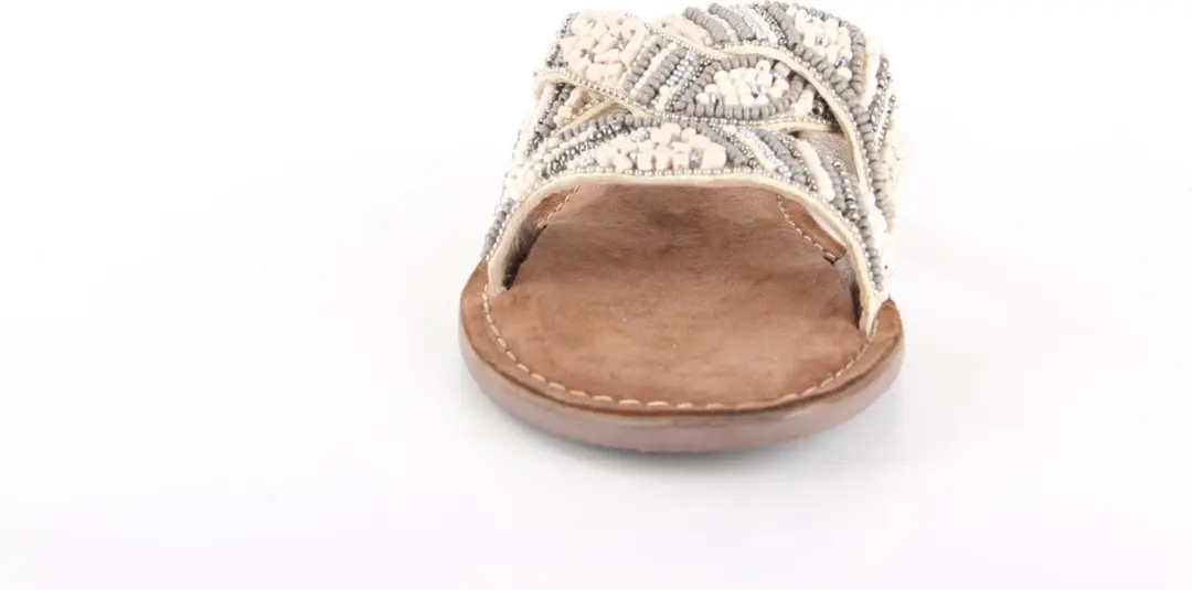 Lazamani Dames Slippers 75.337 Beige - 39 - afbeelding 3 van 6