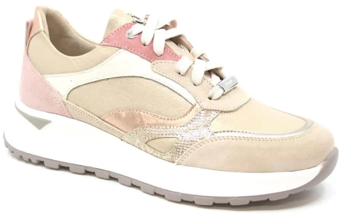 Footnotes Silke Wijdte H Sneakers 39 Beige Combi