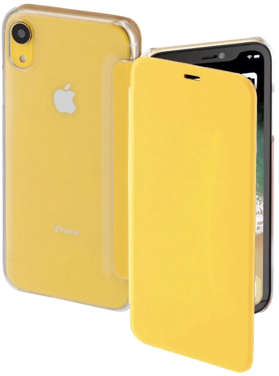 Hama Booklet Case Clear Geel iPhone XR