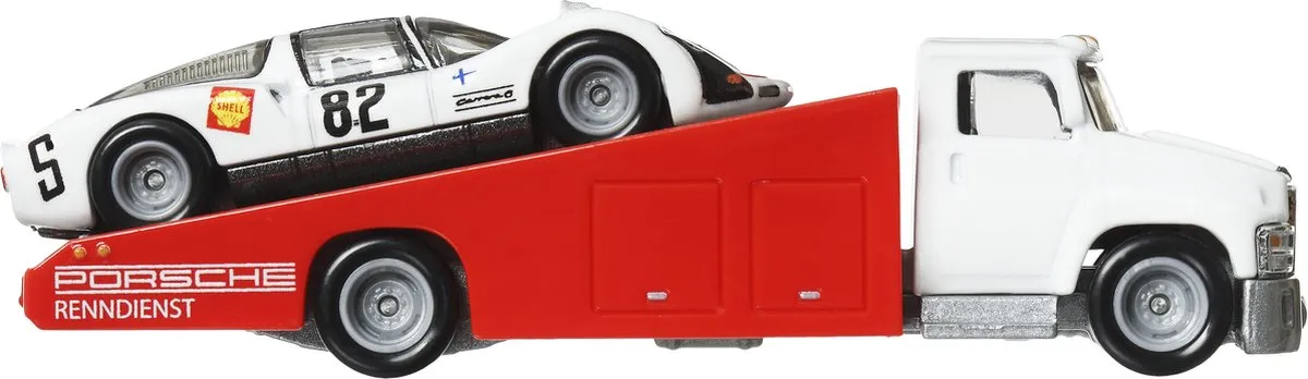 Hot Wheels Team Transport Sauber Mercedes C9 HRV47 - Rood/Wit