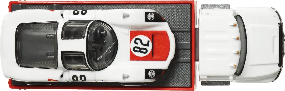Hot Wheels Team Transport Sauber Mercedes C9 HRV47 - Rood/Wit