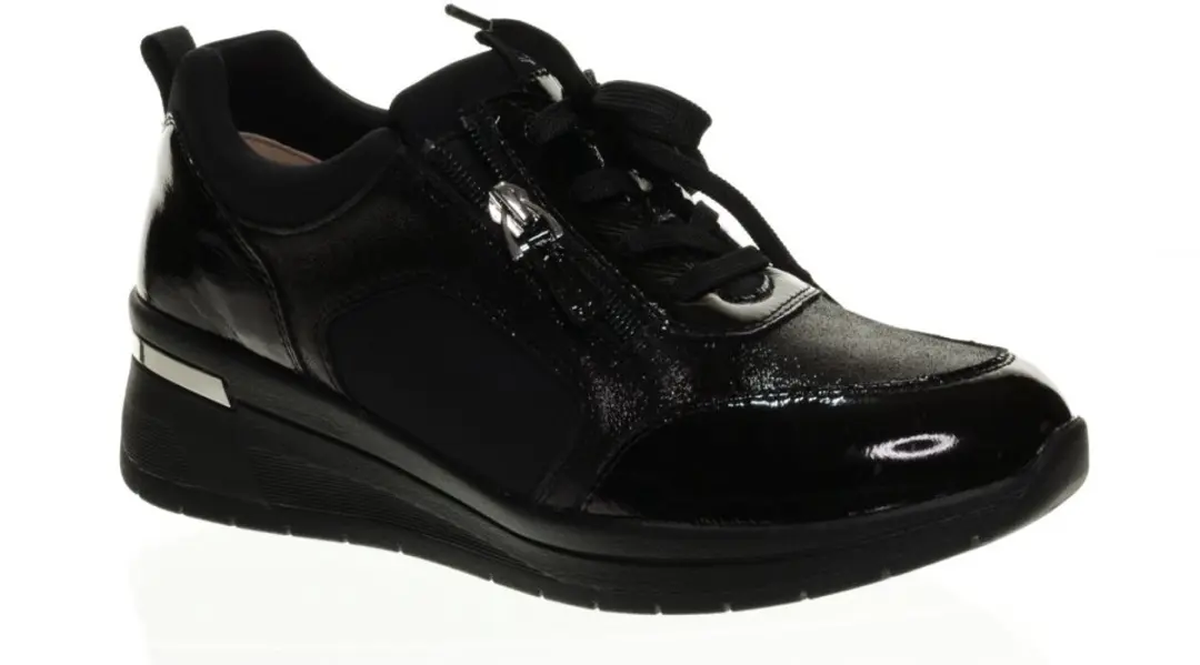 Zwart Lak Comfortschoenen Caprice maat 39
