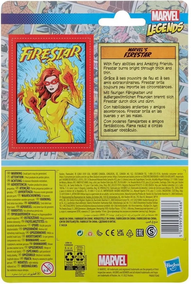Marvel Legends Firestar F38225X0 Speelfiguur - Multikleur