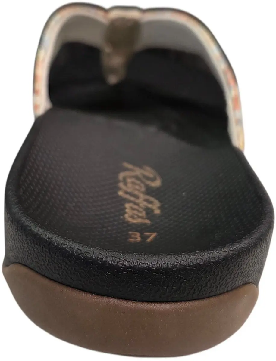 Raffas 2402 Bella Orange Combi Teenslippers - Dames 41 - afbeelding 3 van 4