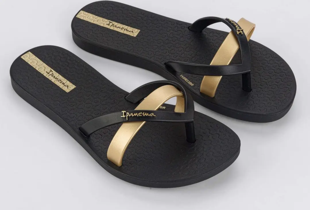 Ipanema Kirei Kids Slippers Dames Junior - Black/Gold - Maat 30 - afbeelding 6 van 6