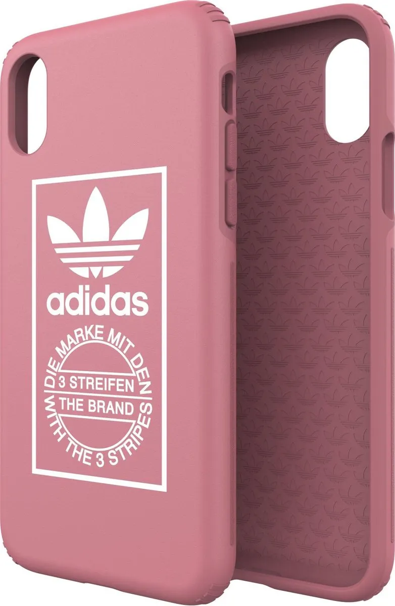 adidas Originals OR Snap Case TPE HARDCOVER iPhone X/Xs - Roze