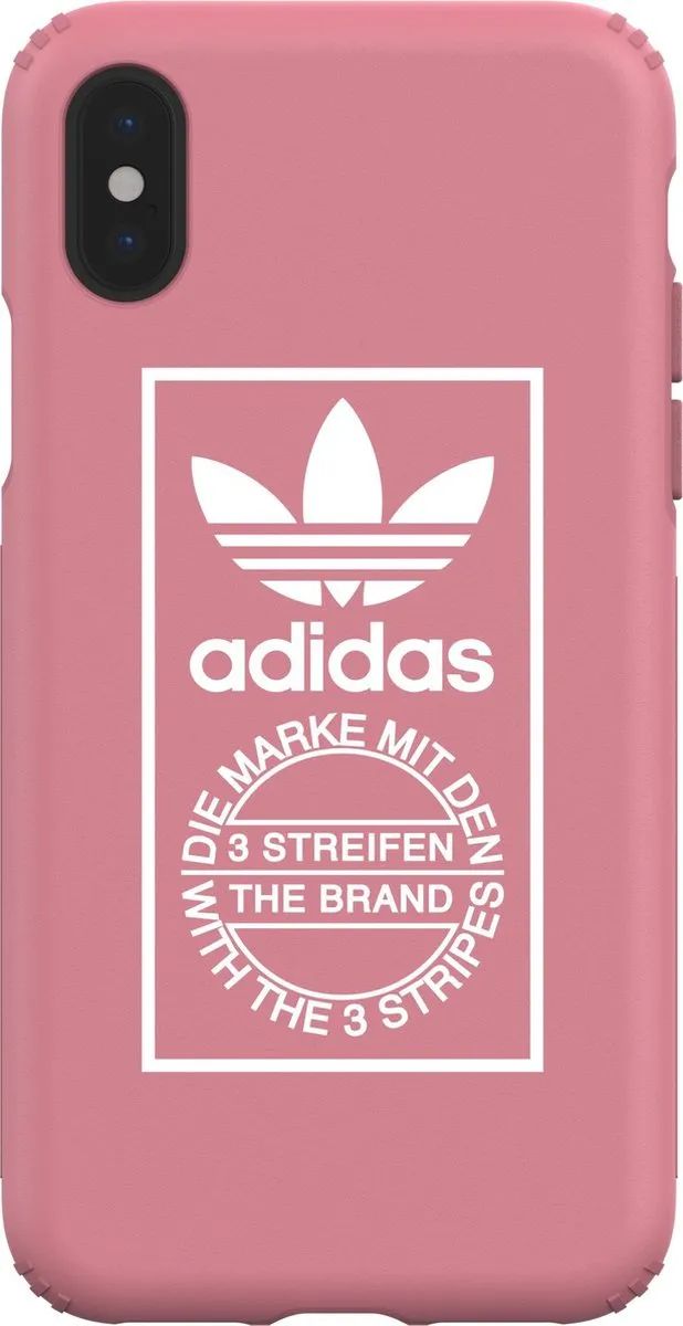 adidas Originals OR Snap Case TPE HARDCOVER iPhone X/Xs - Roze