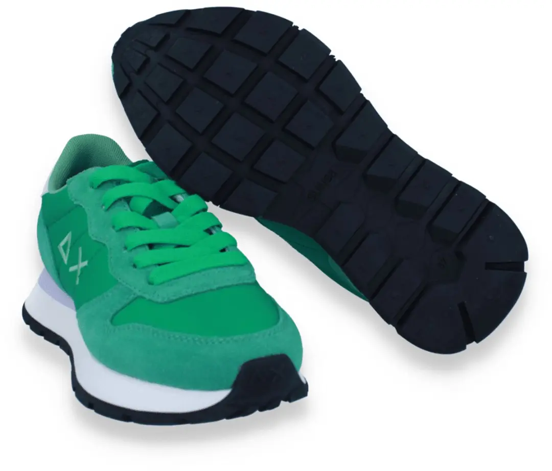 Sun68 Ally Solid Nylon Sneakers - Dames - Groen - Maat 39 - afbeelding 4 van 6
