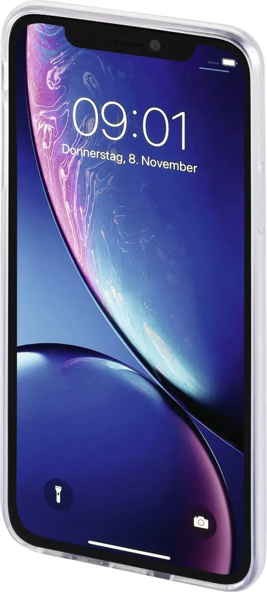 Hama Cover Crystal Clear iPhone XR - Transparant - afbeelding 4 van 6