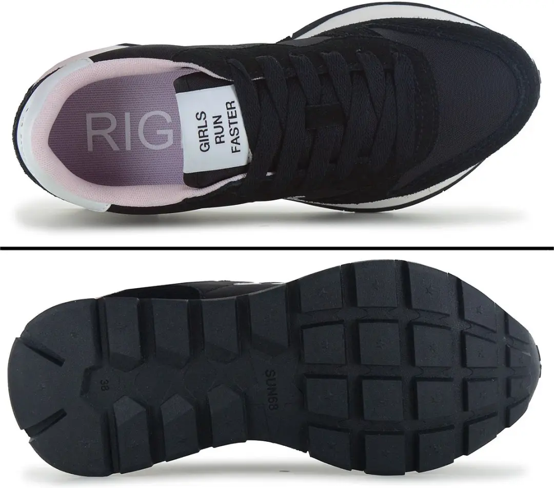 Sun68 Ally Solid Dames Sneakers Zwart Z36201-11 - afbeelding 6 van 6