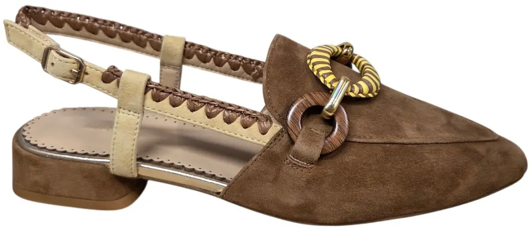 Maripe MA161 Slingbacks Bruin Suede