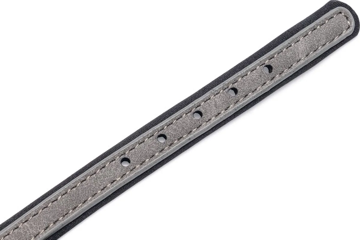 Beeztees Balacron Ax Halsband Hond - Grijs 24-30cm x 10mm