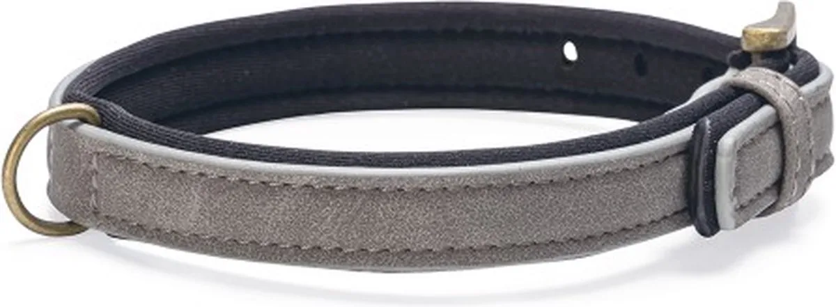 Beeztees Balacron Ax Halsband Hond - Grijs 24-30cm x 10mm