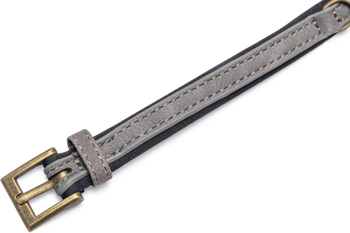 Beeztees Balacron Ax Halsband Hond - Grijs 24-30cm x 10mm
