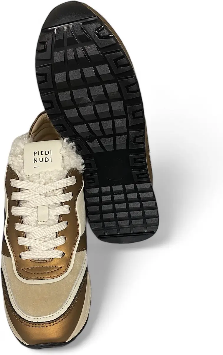 Piedi Nudi Ora 08.01 Sneakers Champagne - afbeelding 3 van 6