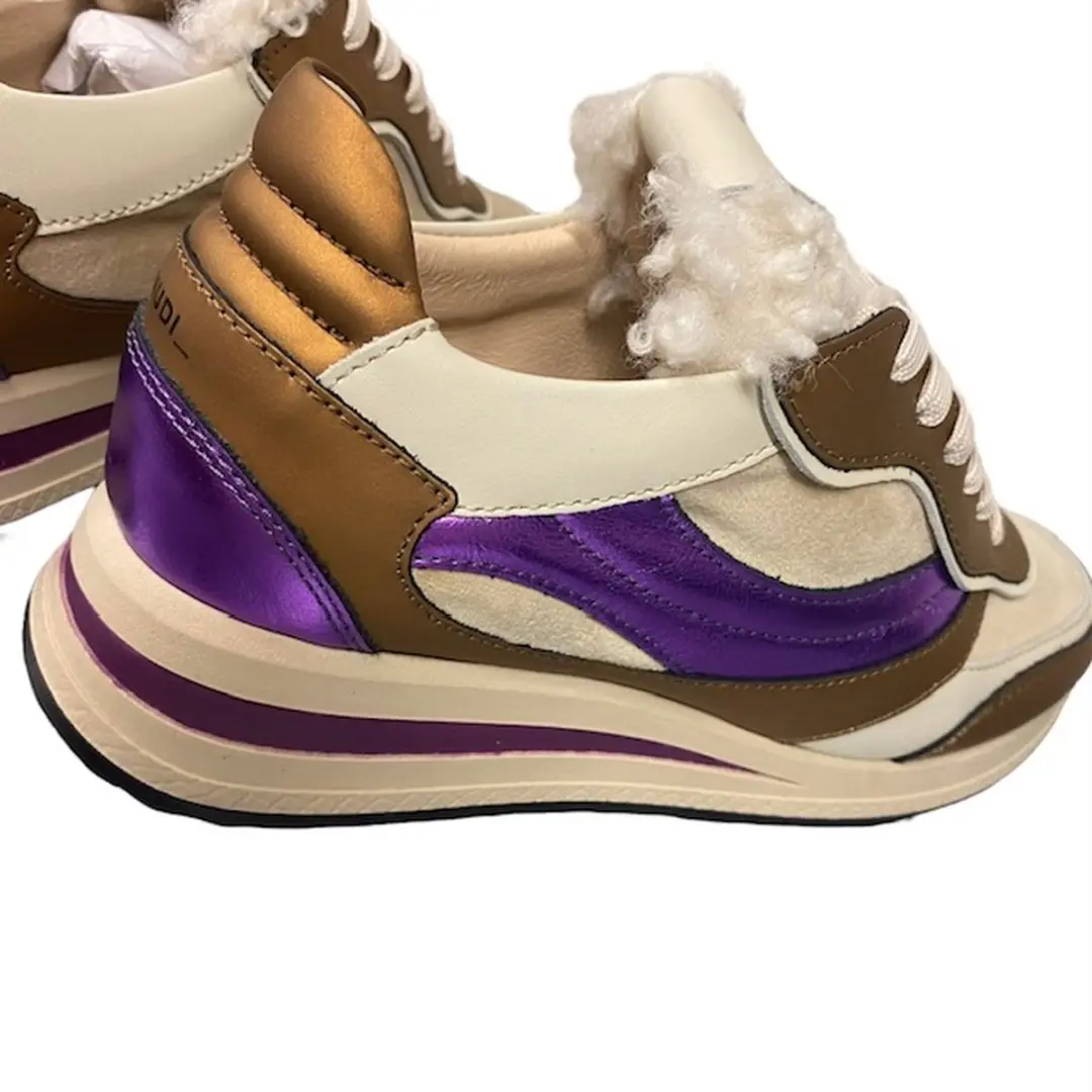 Piedi Nudi Ora 08.01 Sneakers Champagne - afbeelding 5 van 6