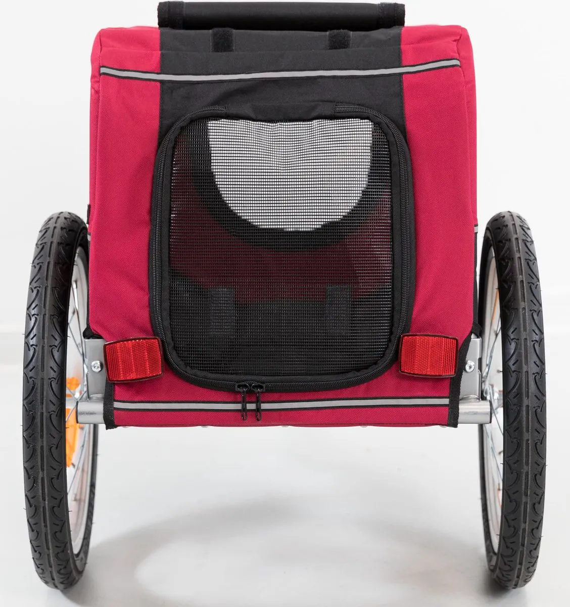 Trixie Hondenfietskar Zwart Rood - S - tot 15 kg