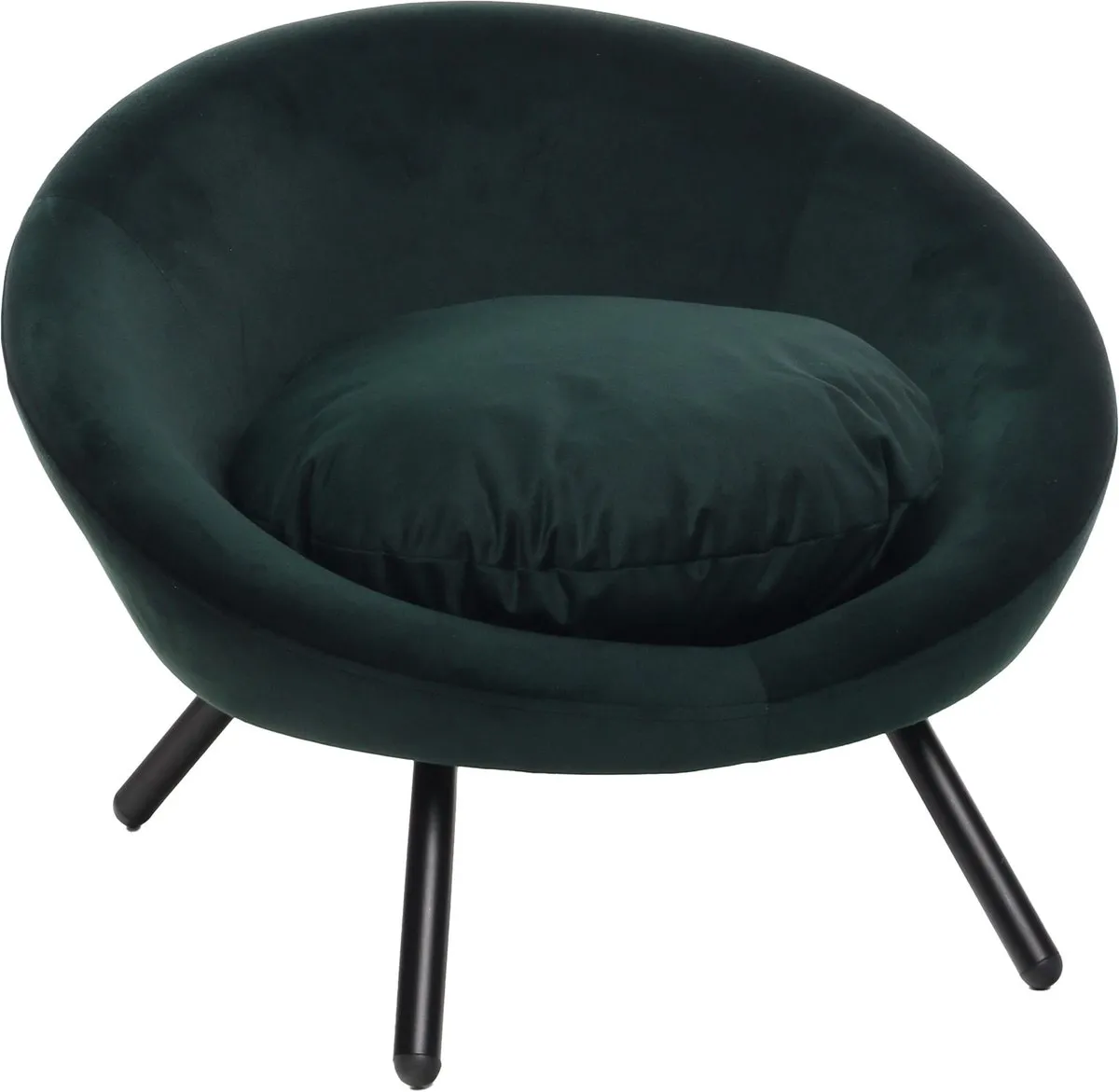 Flamingo Dolco Hondenbed - Donkergroen 54x50x40cm