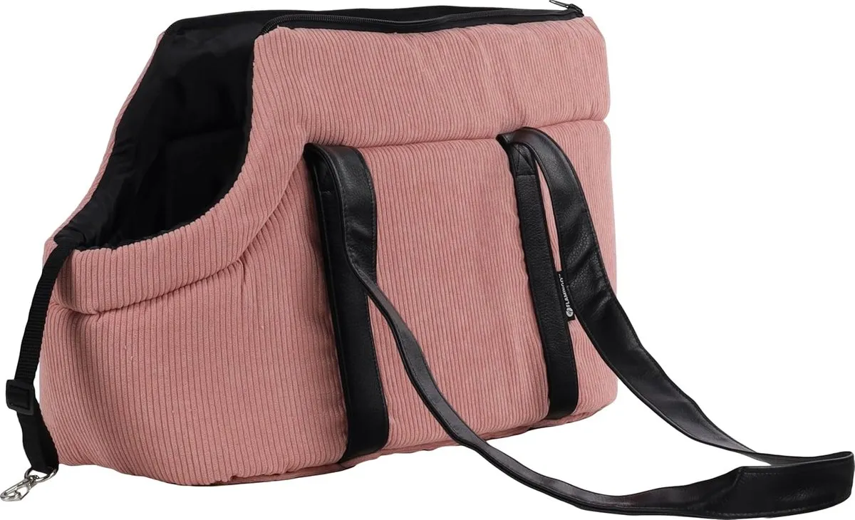 Flamingo Alessia Draagtas - Roze - 46x23x25cm
