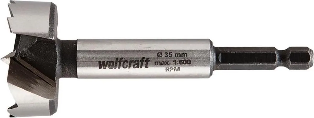 Wolfcraft Houtcilinderboor Ø35mm Forstnerboor 3310000