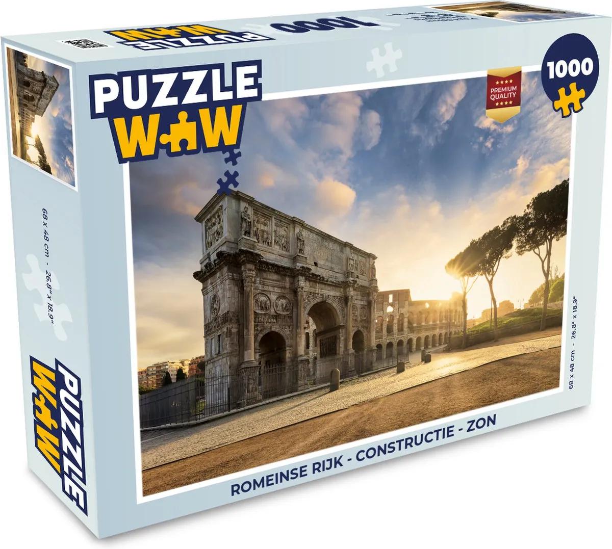 PuzzleWow Romeinse Rijk Legpuzzel 1000 Stuks
