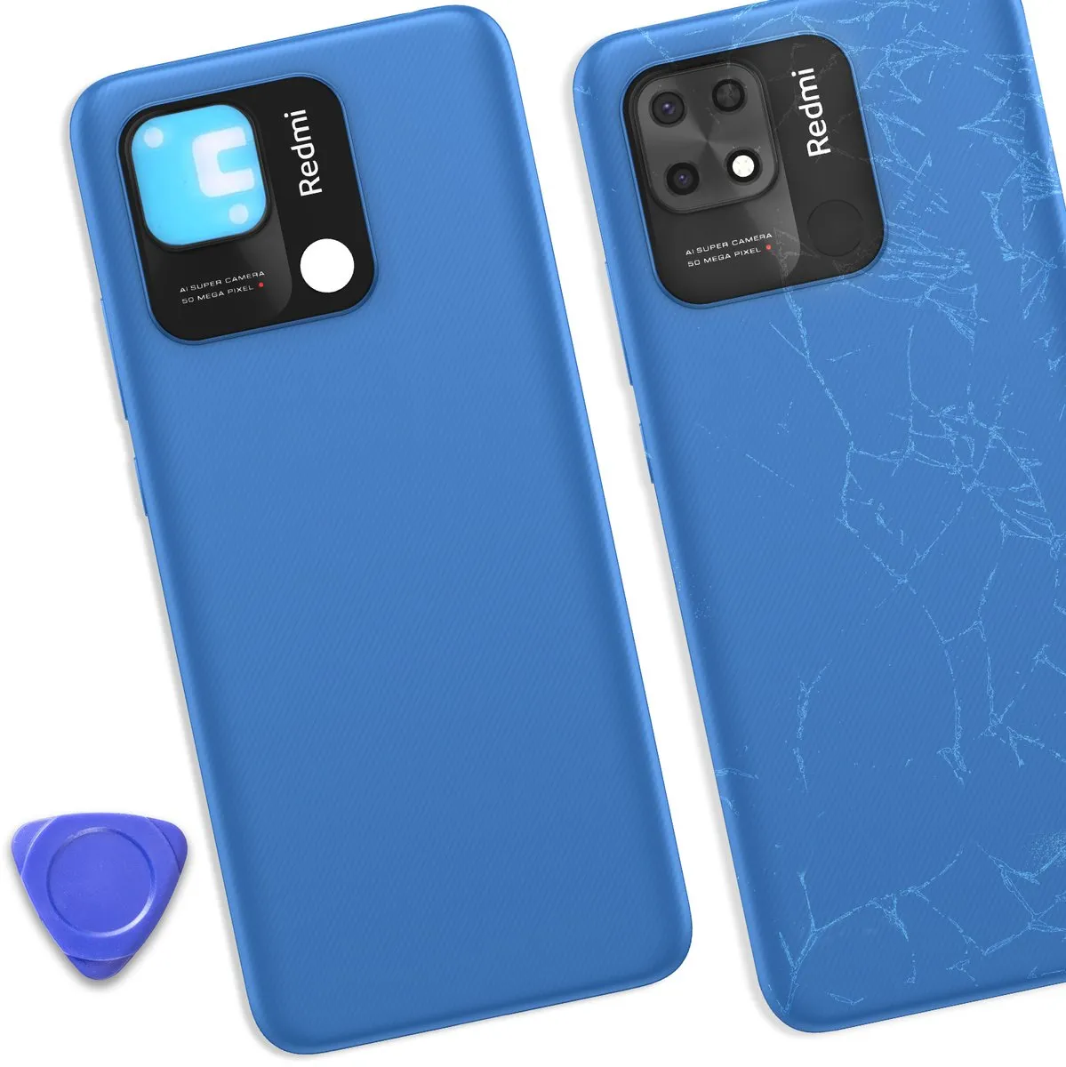 Xiaomi Redmi 10C Achterkant - Blauw