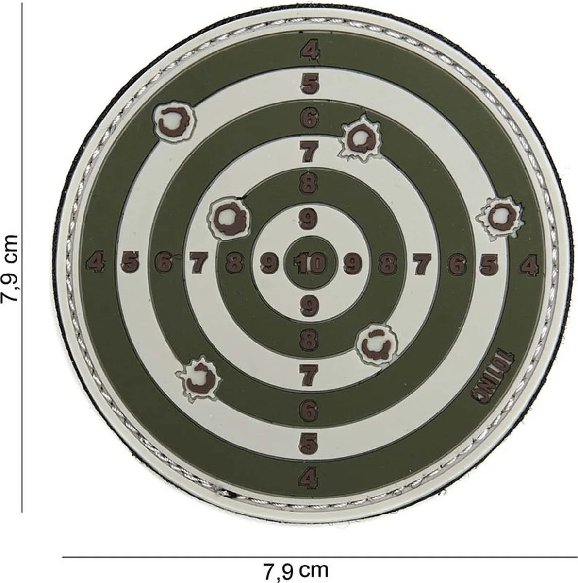 101 Inc Embleem 3D Pvc Target Groen 14036