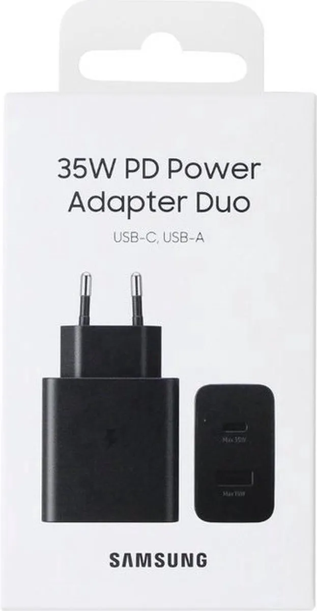 Samsung Power Duo Adapter 35W EP-TA220NBEGEU - Zwart