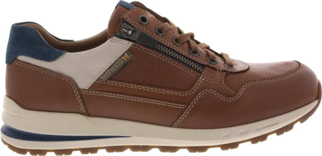 Heren Veterschoenen Mephisto Bradley Randy Hazelnut Cognac