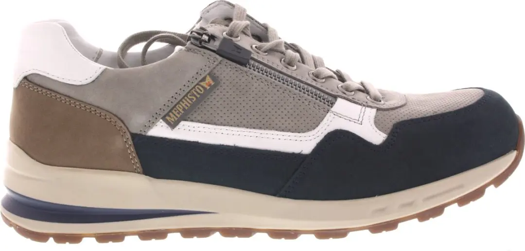 Heren Veterschoenen Mephisto Bradley Deep Blue Donkerblauw