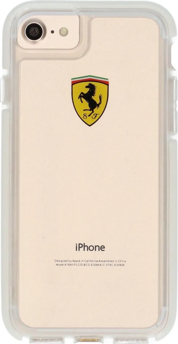 Ferrari iPhone 8/7 Hoesje S203-4 - Transparant