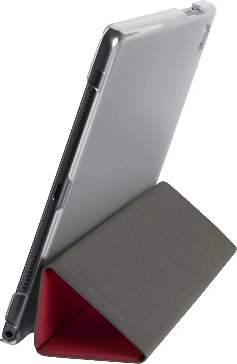 Hama Fold Clear Bookcase Samsung Galaxy Tab A7 10.4" - Rood