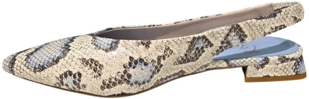 Gianluca Pisati Praia Pitone Jeans Slingback Dames - Wit - 40 - afbeelding 4 van 4
