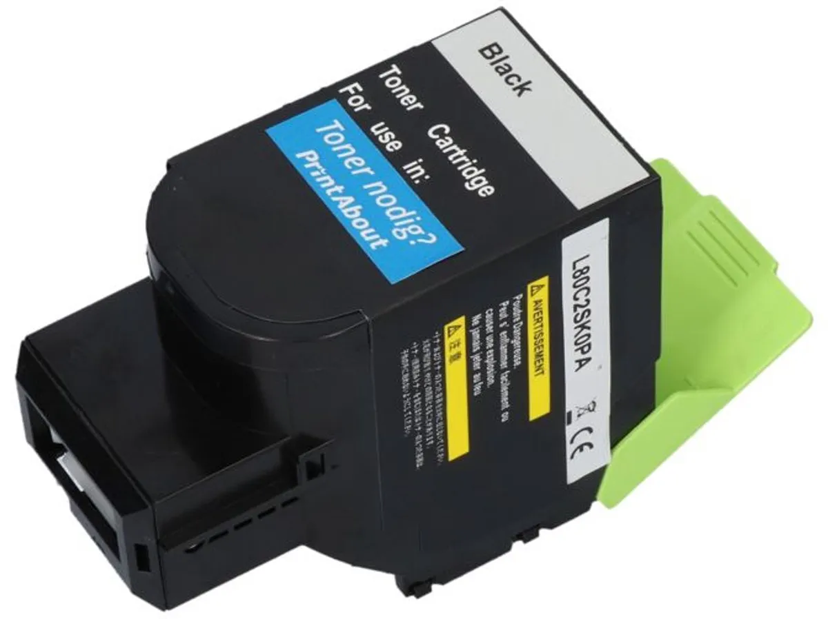 PrintAbout Huismerk 80C2SK0-PA Toner Zwart