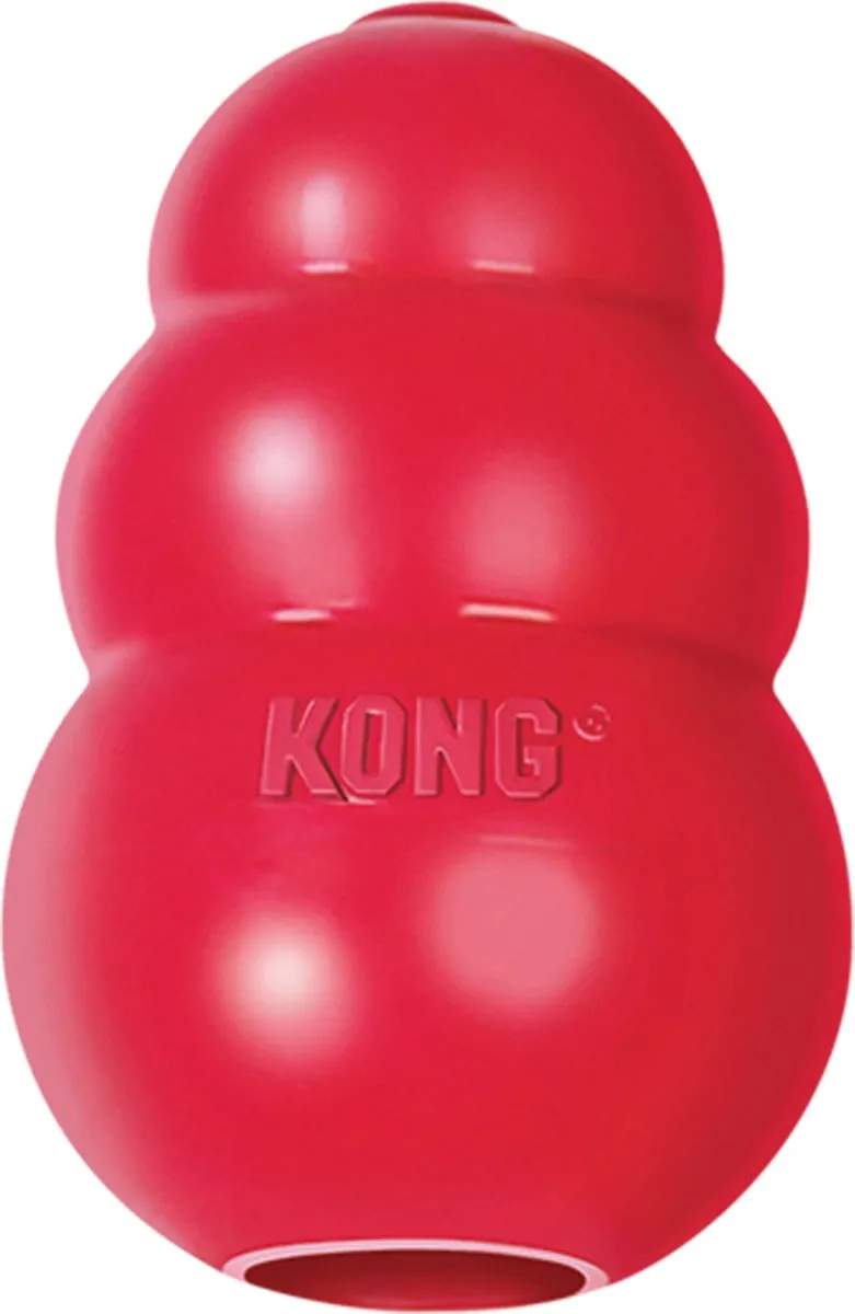 KONG Classic Snackbal Honden Speelgoed 10.16cm - Rood