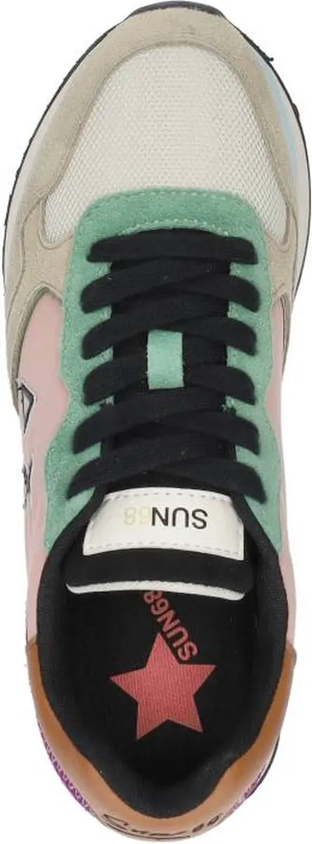SUN68 Kelly Multicolor Sneakers Laag - beige - Maat 37 - afbeelding 5 van 6