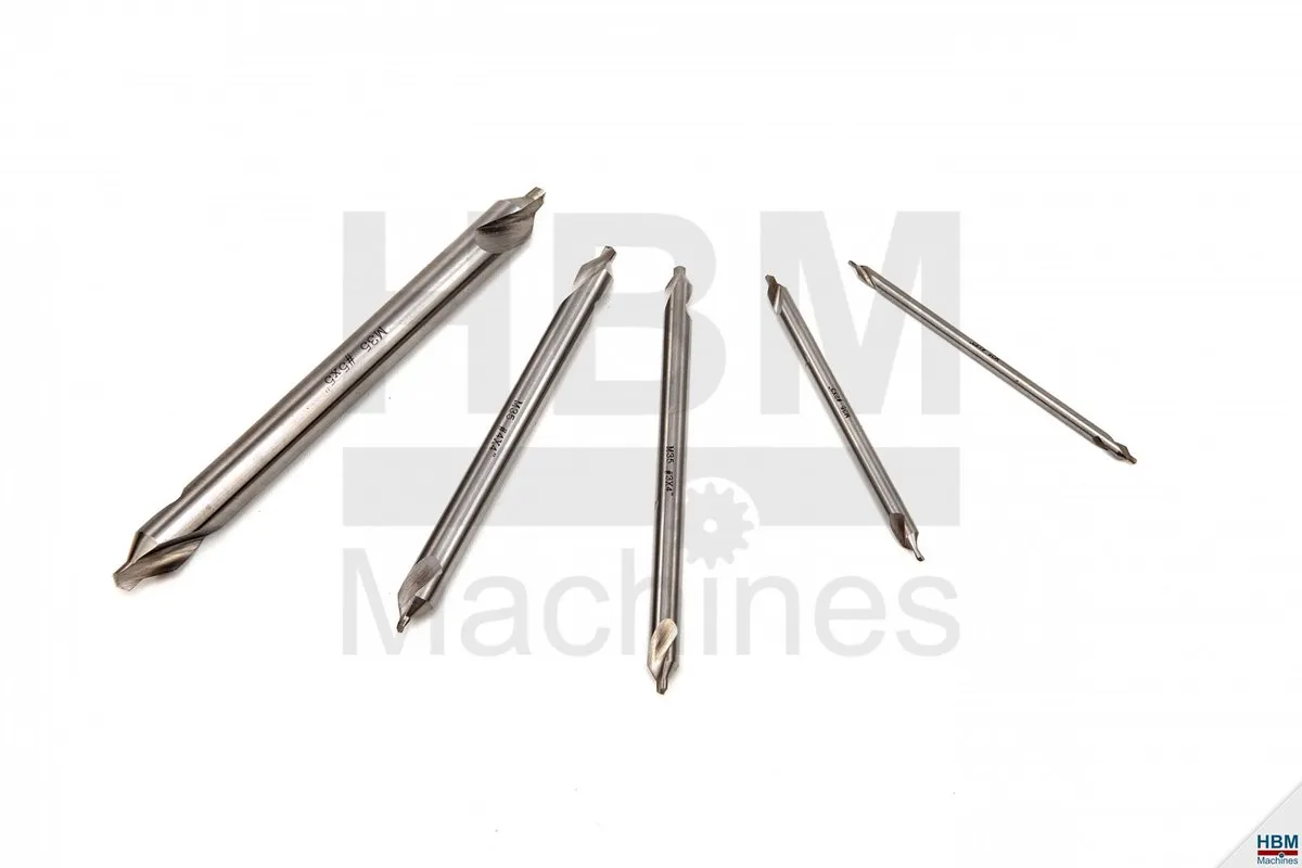HBM 5-delige HSS 5% Cobalt Centerborenset - 5 Stuks