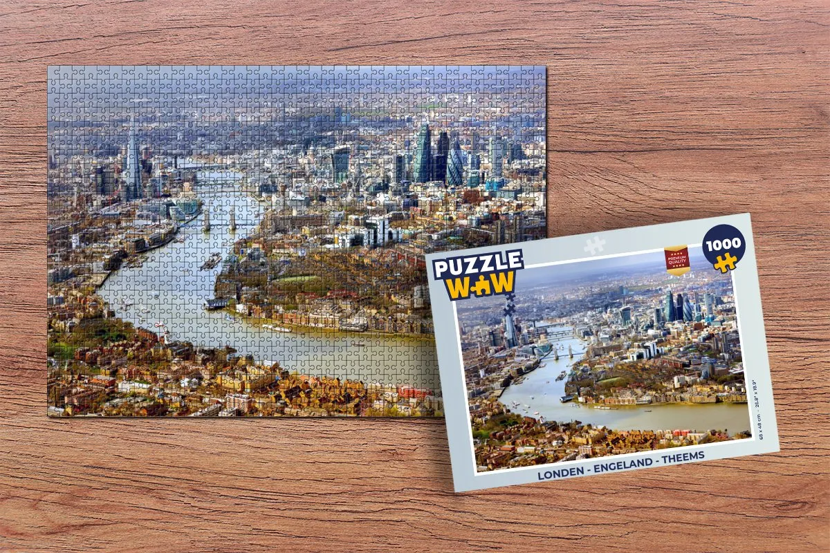 PuzzleWow Londen Legpuzzel 1000 Stuks - Multicolor