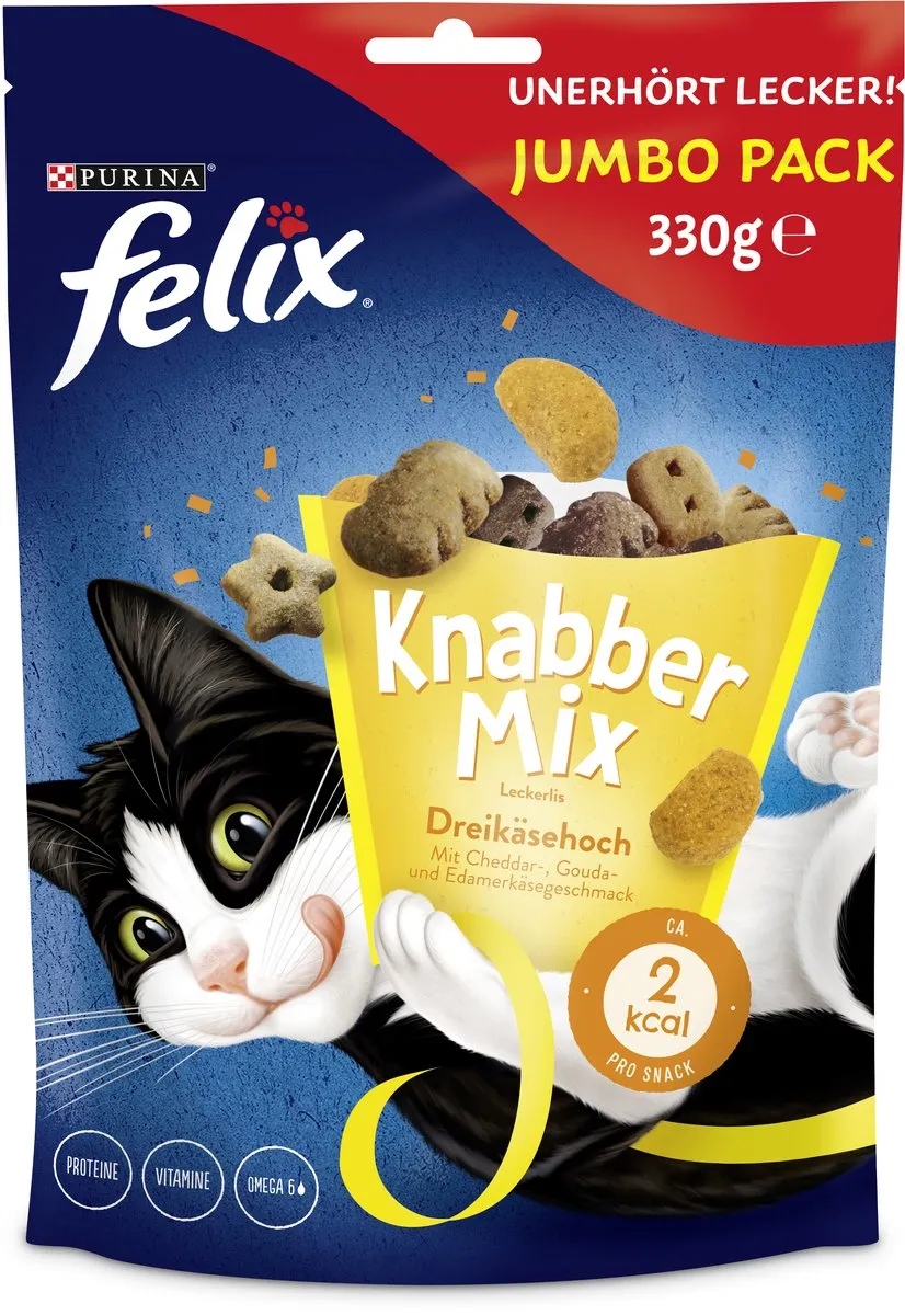 Felix Knabber Mix Dreikäsehoch - 5x330g