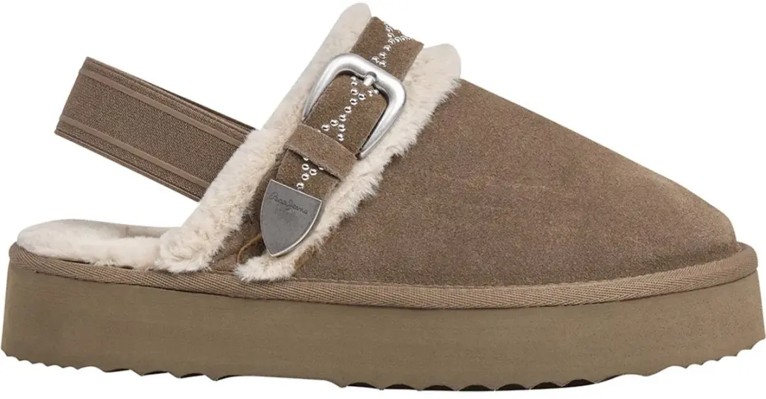 Pepe Jeans Dissy Strap Klompen Bruin,Grijs EU 38 Vrouw